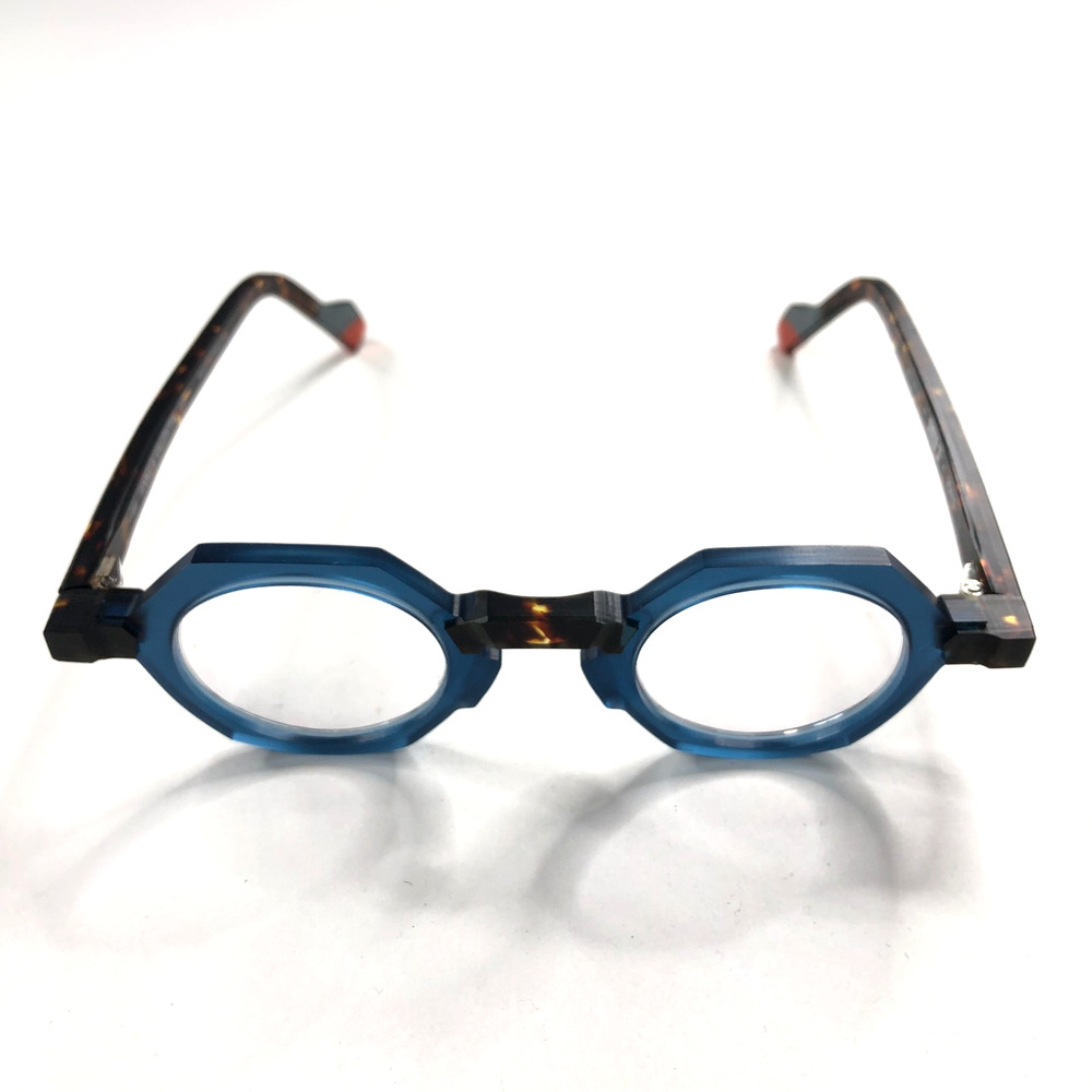 Anne et Valentin Brutalism Raw 3 40-27-147 France Blue Tortoise 20A15 MINT HRJ - Picture 2 of 14